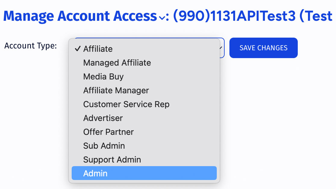 access type